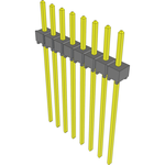 Conn Unshrouded Header HDR 8 POS 2.54mm Solder ST Top Entry Thru-Hole Bulk