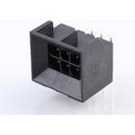 Conn Wire to Board HDR 6 POS 3mm Solder RA Side Entry Thru-Hole Micro-Fit BMI Tray