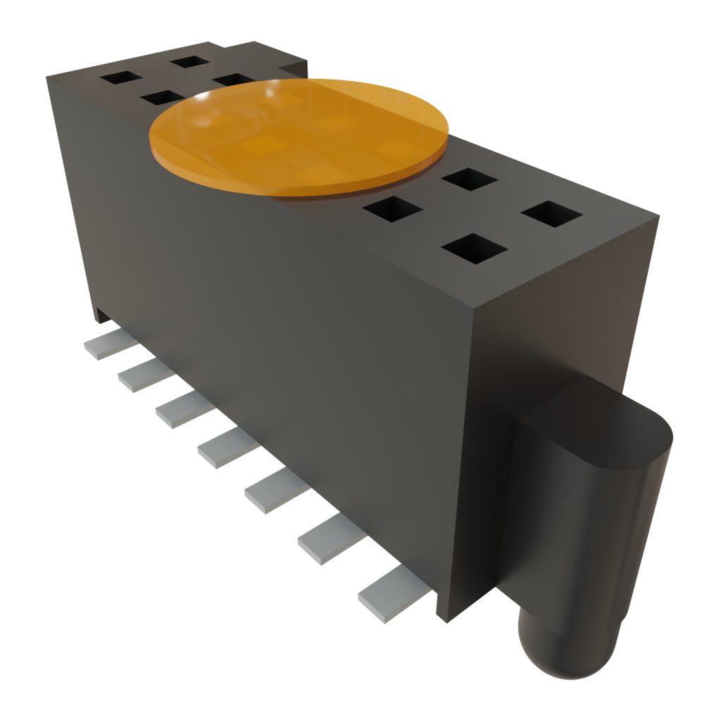Samtec-SFM-107-02-L-D-A-K-TR Steckverbinderleisten und Leiterplattenbuchsen Conn Socket Strip SKT 14 POS 1.27mm Solder ST Top Entry SMD TIGER EYE™ T/R