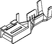 Molex-35441-9210 Contact de raccordement Contact SKT Crimp ST Cable Mount 22-26AWG Reel