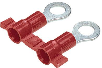 Panduit-PV18-56RB-2K Steckverbinderanschlüsse Ring Tongue Terminal 18-22AWG Copper Red 26.9mm Tin T/R