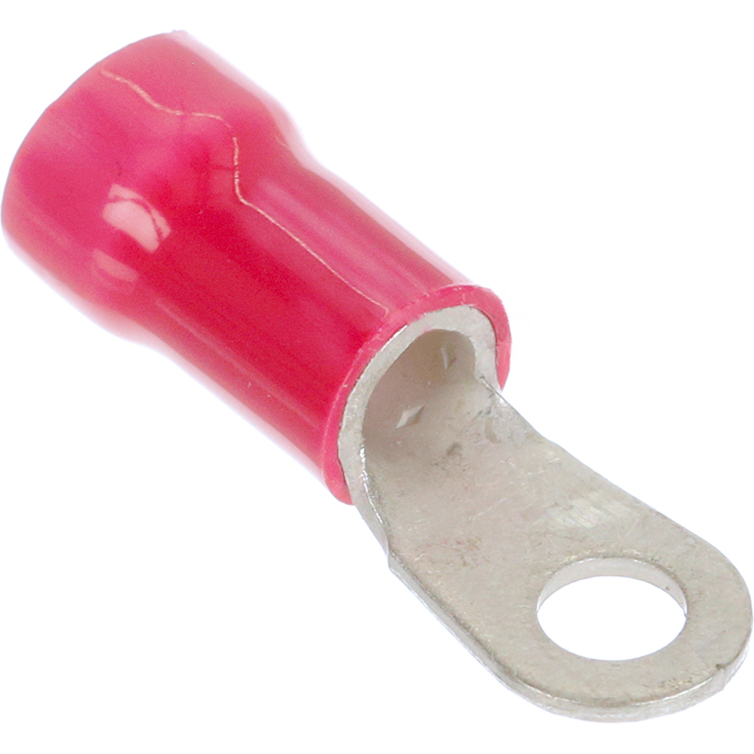 Molex-190710180 连接器端子 Ring Tongue Terminal 8AWG Copper Red 32.3mm Tin InsulKrimp™ Bag