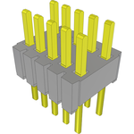 Conn Unshrouded Header HDR 10 POS 1.27mm Solder ST Top Entry Thru-Hole Bulk