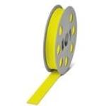 PHOENIX CONTACT-800306 Wärmeschrumpfende Produkte Shrink sleeve, Roll, yellow, can be labeled with: THERMOMARK ROLL MASTER 300/600, THERMOMARK X1.2,THERMOMARK ROLL X1, THERMOMARK ROLL 2.0, THERMOMARK ROLL, THERMOMARK W: without print,unperforated, mounting type: slide on