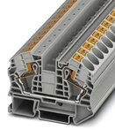PHOENIX CONTACT-3212138 Steckverbinder, Klemmenblöcke Conn Feed-Through Terminal Block 2 POS Push-In T DIN Rail 76A