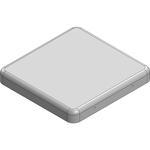 31.8 x 30.6 x 4mm Two-piece Drawn-Seamless RF Shield/EMI Shield COVER (Nickel-Silver)