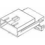 Delphi-12040747 Einzeladersteckverbinder, Gehäuse Conn Housing RCP 12 POS Crimp ST Cable Mount Black