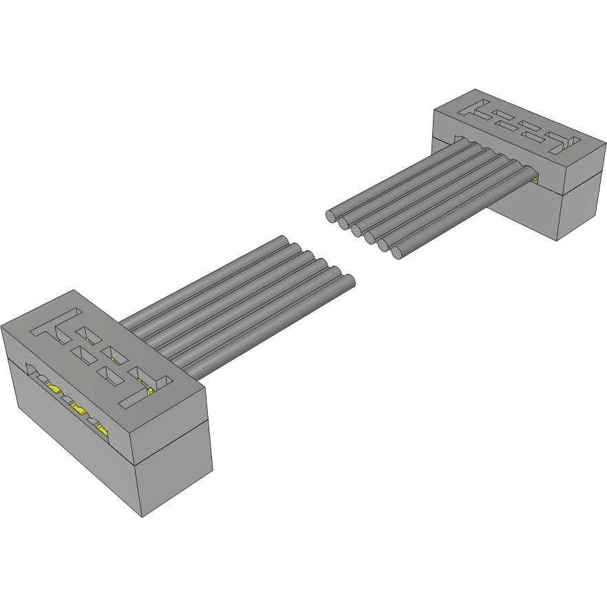 Samtec-TCSD-03-D-09.00-01-L-P03 Flachband Kabelbaugruppen IDC Socket Cable Assembly