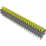 Conn Unshrouded Header HDR 48 POS 1.27mm Solder ST Top Entry Thru-Hole Tube