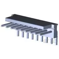 TE Connectivity-3-641214-9 Cabezales del conector y receptáculos PCB Conn Wire to Board HDR 9 POS 2.54mm Solder RA Side Entry Thru-Hole Package