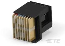 Deutsch Group-2332816-2 Connector Backplane Conn Backplane M 56 POS 1.8mm Press Fit RA Thru-Hole VITA 46