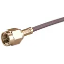 HUBER+SUHNER-22645871 RF-Steckverbinder Conn SMA 0Hz to 18GHz 50Ohm Solder ST Cable Mount PL Gold Over Nickel Single