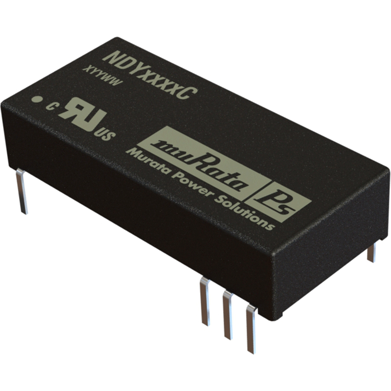 Murata Manufacturing-NDY4805C Convertitore da DC a DC e modulo di regolazione della commutazione Module DC-DC 48VIN 1-OUT 5V 0.6A 3W 8-Pin DIP Module