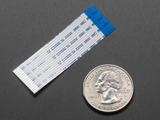 Adafruit Industries-1645 Kabel, Flach Flat Flexible Cable 0.05m