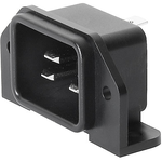Conn Inlet M 3 POS Solder RA Thru-Hole 3 Terminal 1 Port Box