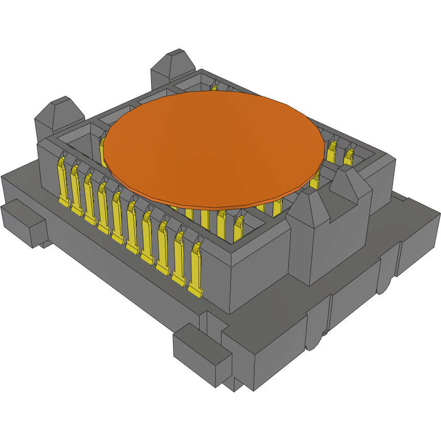 Samtec-SEAM8-10-S02.0-L-10-3-FR Steckverbinderleisten und Leiterplattenbuchsen Conn Open Pin Field Array HDR 100 POS 0.8mm Solder ST SMD T/R