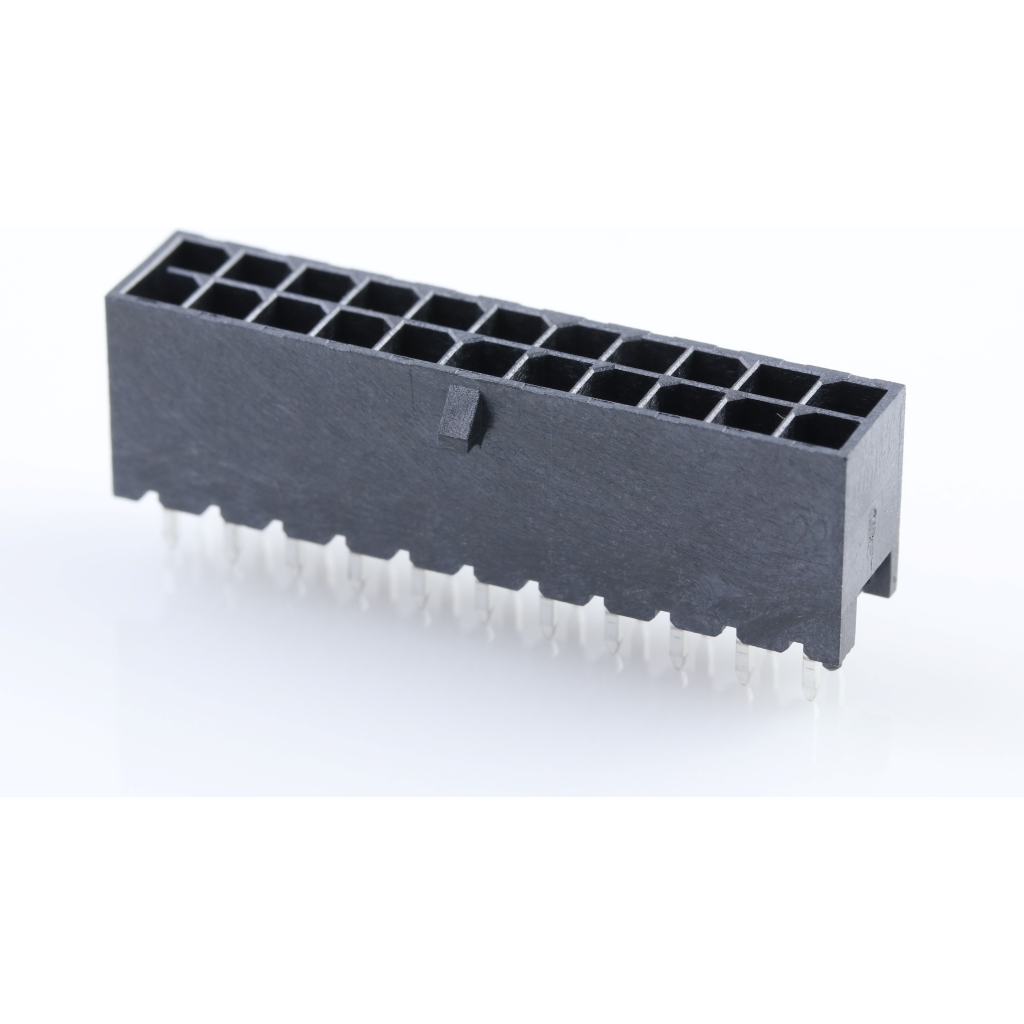 Molex-2068322201 Embases de raccordement et réceptacles PCB Conn Wire to Board HDR 22 POS 3mm Solder ST Thru-Hole Micro-Fit+ Tray