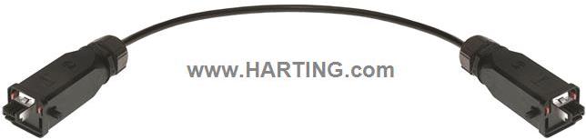 HARTING-09457251507 Andere Kabelbaugruppen Cable Assembly Round 5m 10AWG (RJ-45/Wire to Board) to (RJ-45/Wire to Board) 12 to 12 POS F/M-F/M