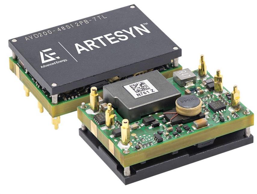 Artesyn / Advanced Energy-AVD200-48S12-6L DC to DC Converter and Switching Regulator Module Module DC-DC 48VIN 1-OUT 12V 17A 200W 6-Pin 1/16-Brick Tray