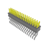 Conn Unshrouded Header HDR 36 POS 1.27mm Solder RA Side Entry SMD TIGER CLAW™ Tube