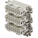 Conn Rectangular F 16 POS Crimp ST Panel Mount