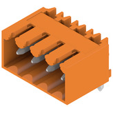 Weidmuller-1605090000 Piastre connettori e prese PCB Conn Shrouded Header M 4 POS 3.5mm Solder RA Side Entry Thru-Hole Box