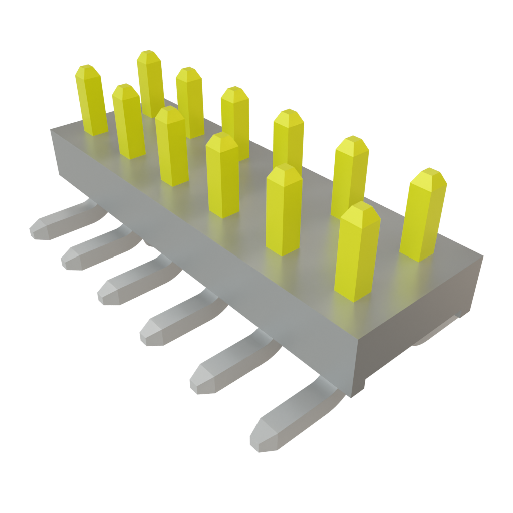 Samtec-TMM-106-04-L-D-SM-A Steckverbinderleisten und Leiterplattenbuchsen Conn Unshrouded Header HDR 12 POS 2mm Solder ST Top Entry SMD Tube