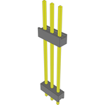 Conn Board Stacker HDR 3 POS 2.54mm Solder ST Top Entry Thru-Hole Bulk
