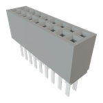 Conn Socket Strip SKT 18 POS 1.27mm Solder ST Top Entry Thru-Hole Tube