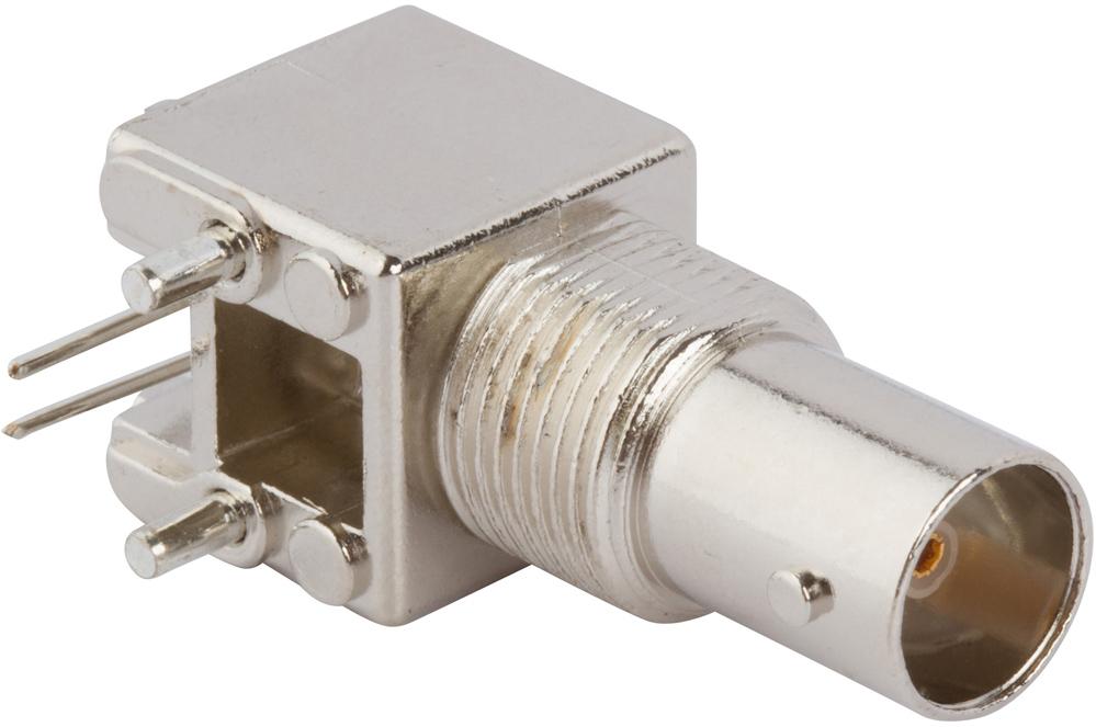 Amphenol RF-031-71043 射频连接器 Conn BNC 0Hz to 1GHz 75Ohm Solder RA Thru-Hole RCP Gold