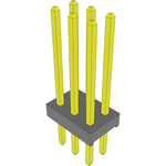 Conn Unshrouded Header HDR 6 POS 2mm Solder ST Top Entry Thru-Hole Bulk