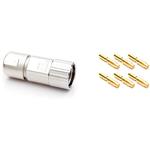 Conn Circular SKT 5 POS Solder ST Panel Mount 5 Terminal 1 Port Box