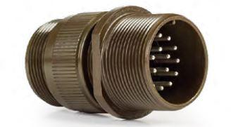 ITT Corporation-CA3101F18-1PF187 圆形连接器 Conn Circular PIN 10 POS Crimp ST Cable Mount 10 Terminal 1 Port