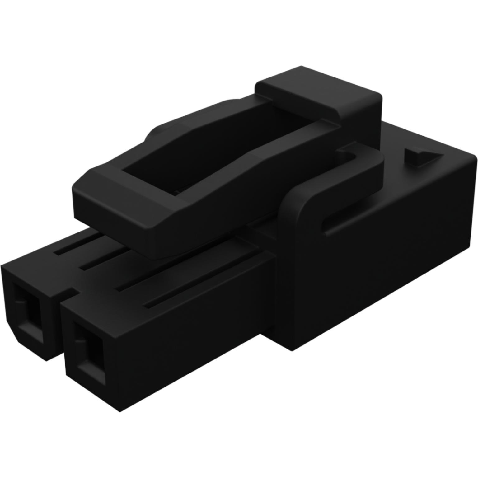 Molex-2159131002 Custodia filo connettore dedicato Conn Housing RCP 2Power POS 4.2mm Crimp ST Cable Mount Black Mini-Fit Max Bag