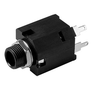 Same Sky (formerly CUI Devices)-MJ-63052A Raccordement audio et vidéo Conn Audio Jack F 2 POS Solder Lug ST Panel Mount 3 Terminal 1 Port Bulk