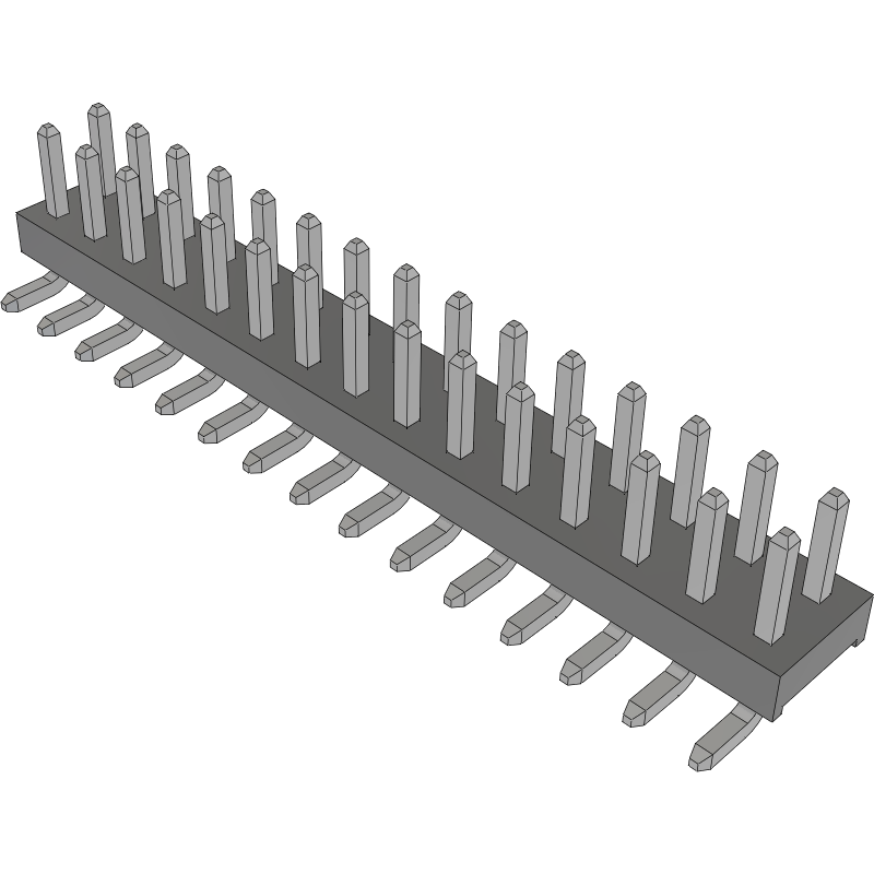 Samtec-TMM-115-01-T-D-SM Steckverbinderleisten und Leiterplattenbuchsen Conn Unshrouded Header HDR 30 POS 2mm Solder ST Top Entry SMD Tube