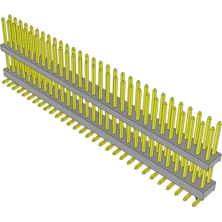 Samtec-TW-30-07-S-D-400-SM-A Connector Headers and PCB Receptacles Conn Board Stacker HDR 60 POS 2mm Solder ST Top Entry SMD Tube