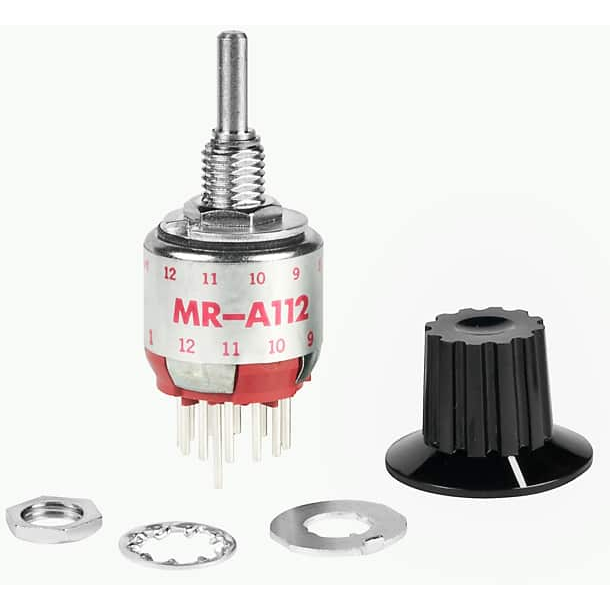 NKK Switches-MRAN112-A Switch Rotary SWITCH ROTARY 2-12POS 250MA 125V