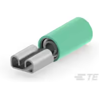 TE Connectivity-8-42844-1 Raccordement de terminaux Quick Disconnect Terminal 12-14AWG Brass Green F 25.7mm Tin Loose