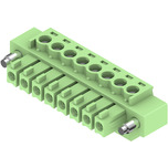 Weidmuller-1793090000 Steckverbinder, Klemmenblöcke Conn Terminal Block SKT 8 POS 3.81mm Screw RA Cable Mount 10A Box