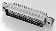 TE Connectivity-M24308/24-33F Steckverbinder, D-Sub Conn D-Sub PIN 25 POS 1.38mm Solder RA Thru-Hole 25 Terminal 1 Port Package