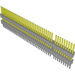 Conn Board Stacker HDR 44 POS 1.27mm Solder ST Top Entry Thru-Hole Tube