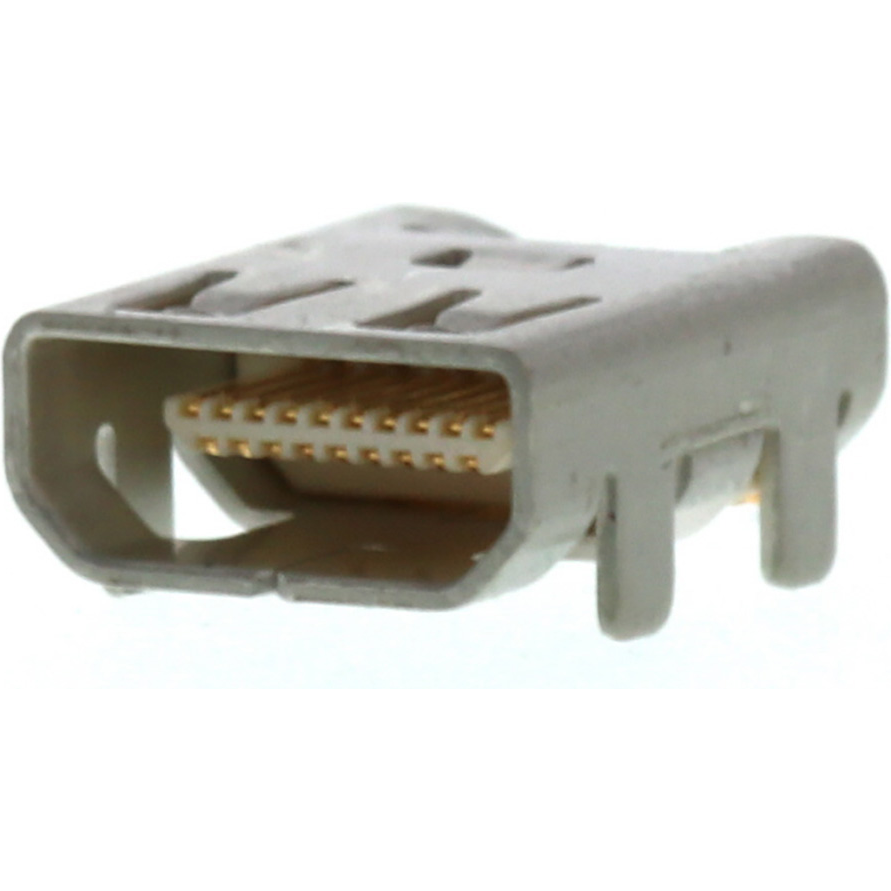 Molex-0467651001 音频及视频连接器 0467651001 Molex Connector Audio and Video Micro HDMI RCP 19 POS 0.4mm Solder RA SMD 19 Terminal 1 Port - Arrow.com