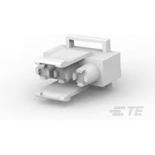 TE Connectivity-770034-1 Connector Discrete Wire Housing Conn Housing PL 3 POS 6.35mm Crimp ST Cable Mount White Package
