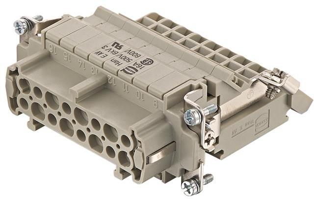 HARTING-09330164736 连接器 － 其他 Conn Other 16Power/1Ground POS Screw Cable Mount 16A