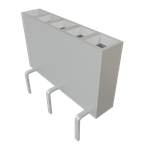 Conn Socket Strip SKT 5 POS 2.54mm Solder ST Top Entry Thru-Hole TIGER CLAW™ Tube