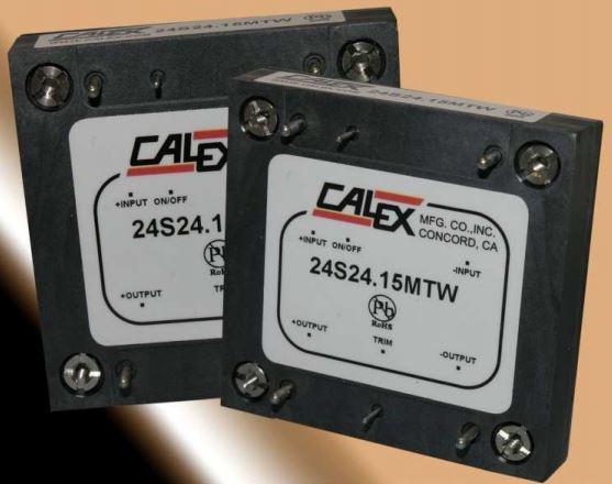 Calex Manufacturing Co., Inc-24S24.15MTW (ROHS) Convertitore da DC a DC e modulo di regolazione della commutazione Module DC-DC 24VIN 1-OUT 24V 15A 360W 6-Pin Half-Brick
