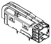 Molex-76866-1121 Steckverbinder, Telefon und Telekommunikation Conn I-Pass+ RCP 36 POS Press Fit RA Thru-Hole 36 Terminal 1 Port iPass+™ Tray