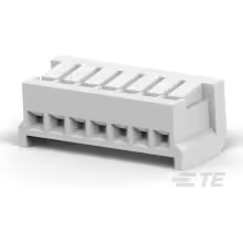 TE Connectivity-172142-7 分立接线罩连接器 Conn Housing RCP 7 POS 2.5mm Crimp ST Cable Mount Natural Bag
