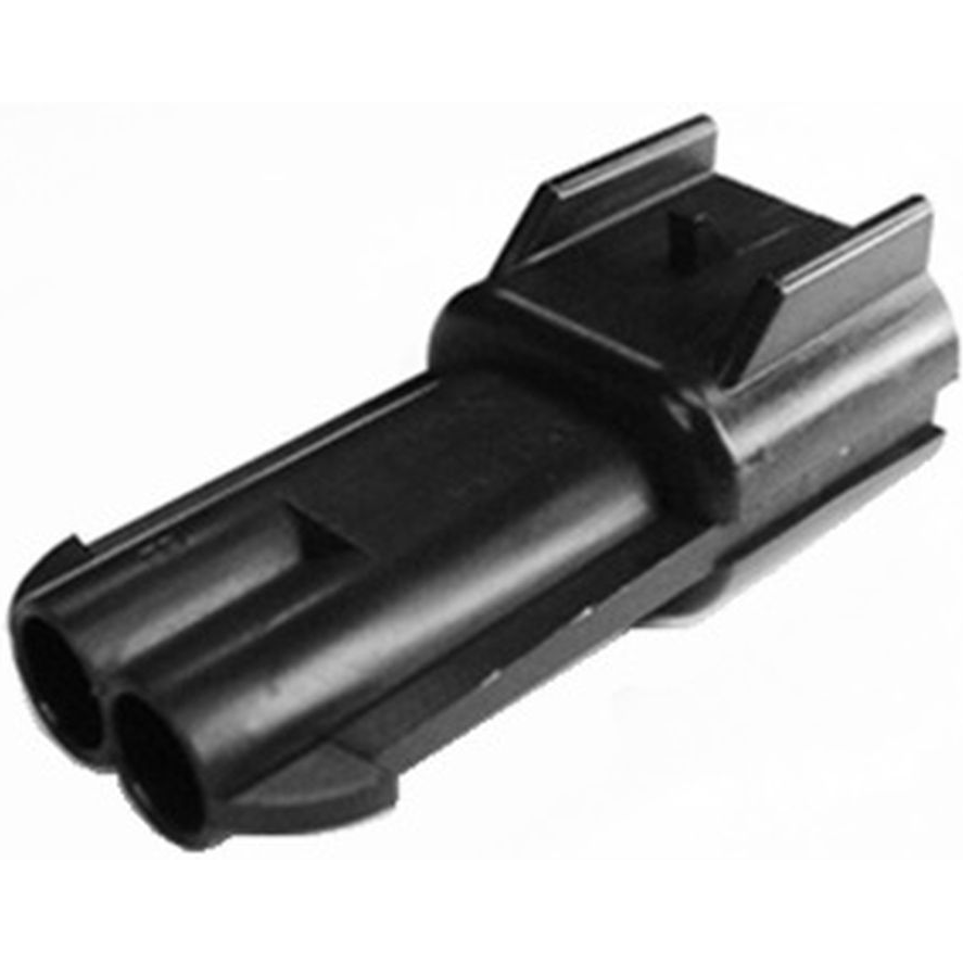 Delphi-15300002 Einzeladersteckverbinder, Gehäuse Conn Housing PL 2 POS Crimp ST Cable Mount Black